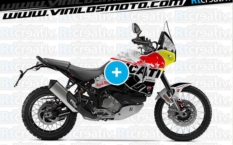 ADHESIVOS Y PEGATINAS DE VINILO DUCATI DESERTX Rt004