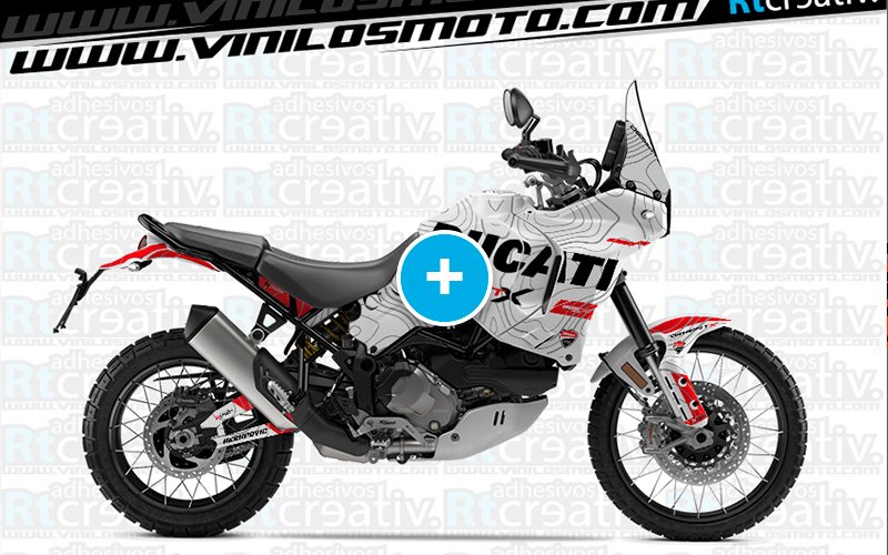 ADHESIVOS Y PEGATINAS DE VINILO DUCATI DESERTX Rt005