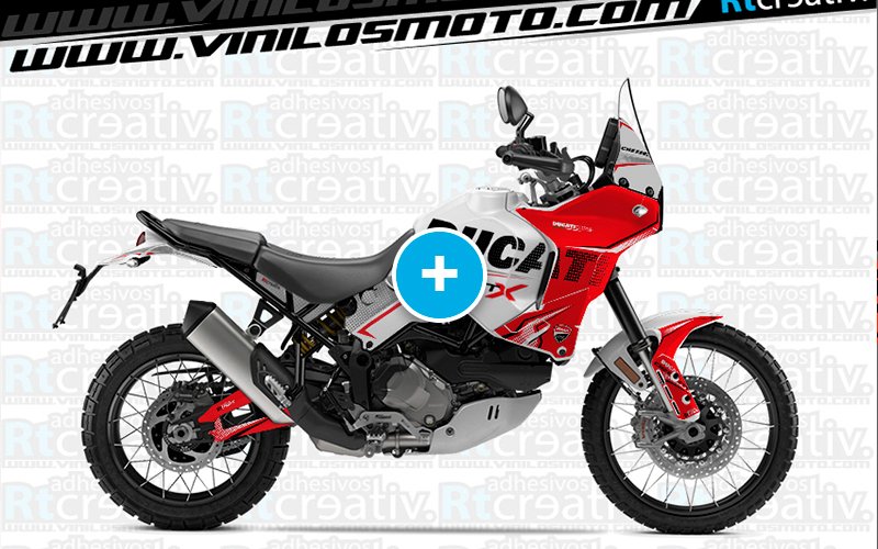 ADHESIVOS Y PEGATINAS DE VINILO DUCATI DESERTX Rt006