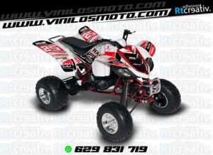 ADHESIVOS Y PEGATINAS DE VINILO PARA YAMAHA RAPTOR 660 Rt004-11
