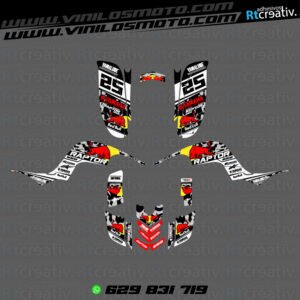 ADHESIVOS Y PEGATINAS DE VINILO PARA YAMAHA RAPTOR 660 Rt004-04