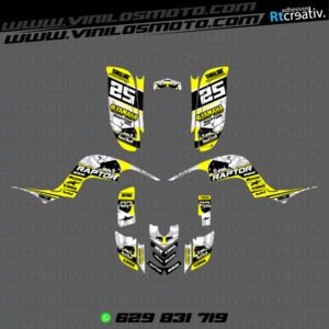 ADHESIVOS Y PEGATINAS DE VINILO PARA YAMAHA RAPTOR 660 Rt004-09