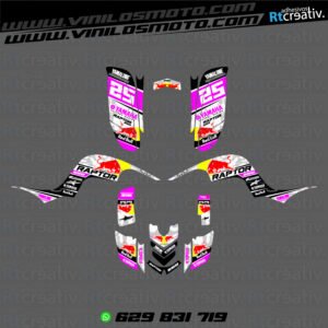 ADHESIVOS Y PEGATINAS DE VINILO PARA YAMAHA RAPTOR 660 Rt004-15