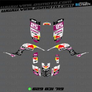 ADHESIVOS Y PEGATINAS DE VINILO PARA YAMAHA RAPTOR 660 Rt004-16