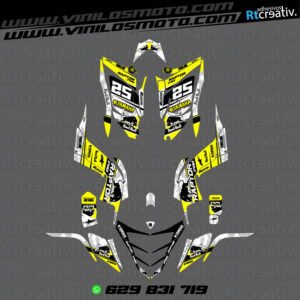 ADHESIVOS Y PEGATINAS DE VINILO PARA YAMAHA RAPTOR 700 Rt002-09