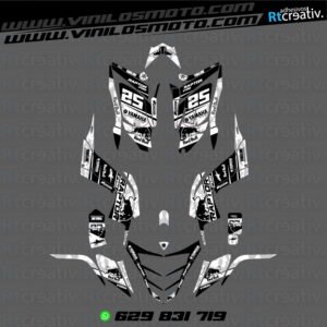 ADHESIVOS Y PEGATINAS DE VINILO PARA YAMAHA RAPTOR 700 Rt002-10