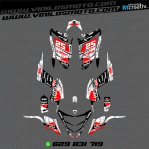 ADHESIVOS Y PEGATINAS DE VINILO PARA YAMAHA RAPTOR 700 Rt002-11