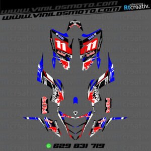 ADHESIVOS Y PEGATINAS DE VINILO PARA YAMAHA RAPTOR 700 Rt003-03