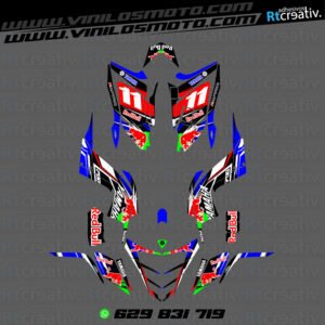 ADHESIVOS Y PEGATINAS DE VINILO PARA YAMAHA RAPTOR 700 Rt003-04