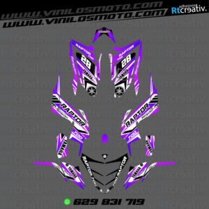 ADHESIVOS Y PEGATINAS DE VINILO PARA YAMAHA RAPTOR 700 Rt004-01