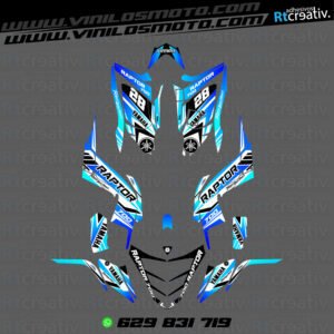 ADHESIVOS Y PEGATINAS DE VINILO PARA YAMAHA RAPTOR 700 Rt004-04