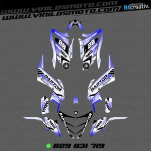 ADHESIVOS Y PEGATINAS DE VINILO PARA YAMAHA RAPTOR 700 Rt004-06