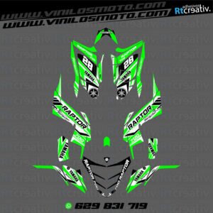 ADHESIVOS Y PEGATINAS DE VINILO PARA YAMAHA RAPTOR 700 Rt004-10