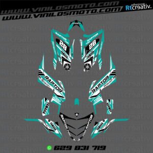 ADHESIVOS Y PEGATINAS DE VINILO PARA YAMAHA RAPTOR 700 Rt004-11