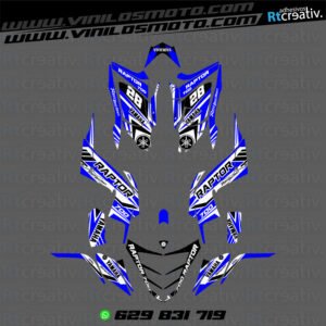 ADHESIVOS Y PEGATINAS DE VINILO PARA YAMAHA RAPTOR 700 Rt004-12