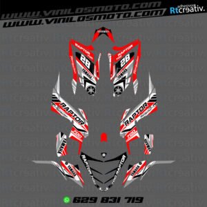 ADHESIVOS Y PEGATINAS DE VINILO PARA YAMAHA RAPTOR 700 Rt004-14
