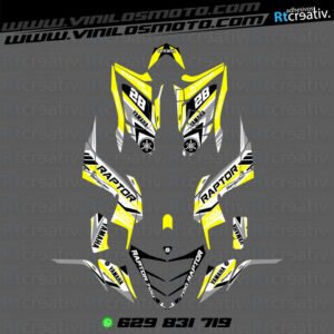 ADHESIVOS Y PEGATINAS DE VINILO PARA YAMAHA RAPTOR 700 Rt004-15