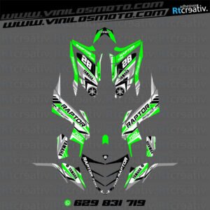 ADHESIVOS Y PEGATINAS DE VINILO PARA YAMAHA RAPTOR 700 Rt004-17