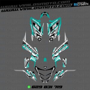 ADHESIVOS Y PEGATINAS DE VINILO PARA YAMAHA RAPTOR 700 Rt004-18
