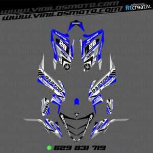 ADHESIVOS Y PEGATINAS DE VINILO PARA YAMAHA RAPTOR 700 Rt004-19