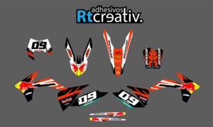 ADHESIVOS Y PEGATINAS DE VINILO KTM ENDURO Y CROSS Rt003-01
