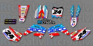ADHESIVOS Y PEGATINAS DE VINILO HONDA ENDURO Y CROSS Rt004-01