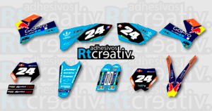 ADHESIVOS Y PEGATINAS DE VINILO KTM ENDURO Y CROSS Rt011-02