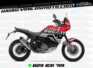 ADHESIVOS Y PEGATINAS DE VINILO DUCATI DESERTX Rt003-04