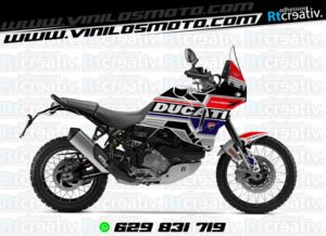 ADHESIVOS Y PEGATINAS DE VINILO DUCATI DESERTX Rt003-08