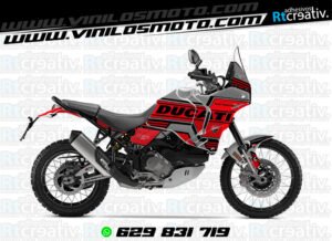 ADHESIVOS Y PEGATINAS DE VINILO DUCATI DESERTX Rt003-09