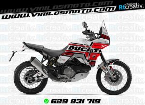 ADHESIVOS Y PEGATINAS DE VINILO DUCATI DESERTX Rt003-10