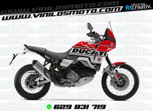 ADHESIVOS Y PEGATINAS DE VINILO DUCATI DESERTX Rt003-12