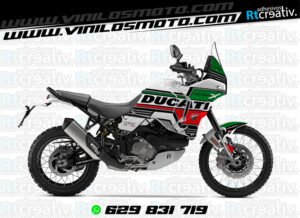 ADHESIVOS Y PEGATINAS DE VINILO DUCATI DESERTX Rt003-15