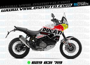 ADHESIVOS Y PEGATINAS DE VINILO DUCATI DESERTX Rt004-02