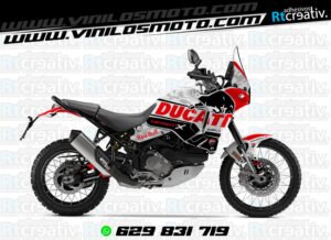 ADHESIVOS Y PEGATINAS DE VINILO DUCATI DESERTX Rt004-03