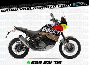 ADHESIVOS Y PEGATINAS DE VINILO DUCATI DESERTX Rt004-07