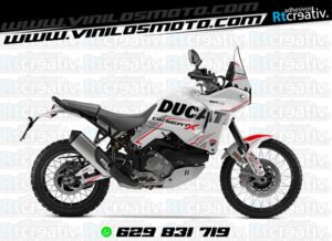 ADHESIVOS Y PEGATINAS DE VINILO DUCATI DESERTX Rt006-02