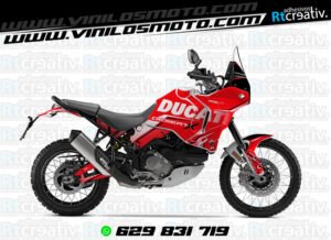 ADHESIVOS Y PEGATINAS DE VINILO DUCATI DESERTX Rt006-03