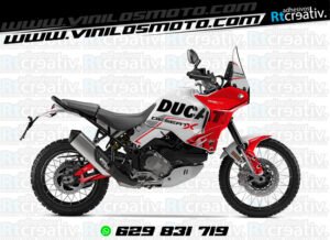 ADHESIVOS Y PEGATINAS DE VINILO DUCATI DESERTX Rt006-05