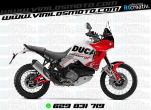 ADHESIVOS Y PEGATINAS DE VINILO DUCATI DESERTX Rt006-06