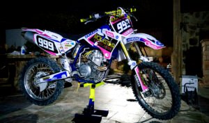 ADHESIVOS Y PEGATINAS DE VINILO YAMAHA ENDURO Y CROSS Rt003-01