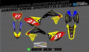 ADHESIVOS Y PEGATINAS DE VINILO SUZUKI ENDURO Y CROSS Rt001-02