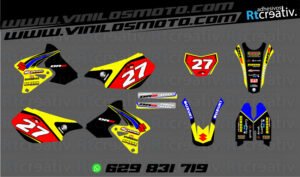 ADHESIVOS Y PEGATINAS DE VINILO SUZUKI ENDURO Y CROSS Rt001-01