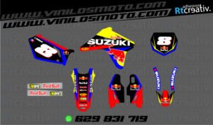 ADHESIVOS Y PEGATINAS DE VINILO SUZUKI ENDURO Y CROSS Rt003-01