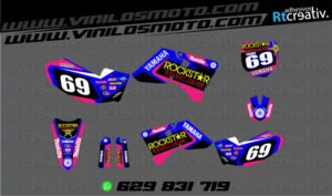 ADHESIVOS Y PEGATINAS DE VINILO YAMAHA ENDURO Y CROSS Rt003-02