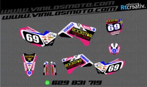 ADHESIVOS Y PEGATINAS DE VINILO YAMAHA ENDURO Y CROSS Rt003-01