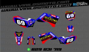 ADHESIVOS Y PEGATINAS DE VINILO YAMAHA ENDURO Y CROSS Rt003-03