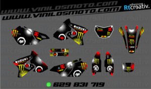 ADHESIVOS Y PEGATINAS DE VINILO SUZUKI ENDURO Y CROSS Rt006-01