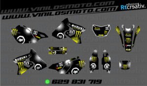 ADHESIVOS Y PEGATINAS DE VINILO SUZUKI ENDURO Y CROSS Rt006-02