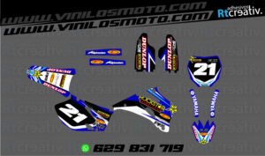 ADHESIVOS Y PEGATINAS DE VINILO YAMAHA ENDURO Y CROSS Rt006-02